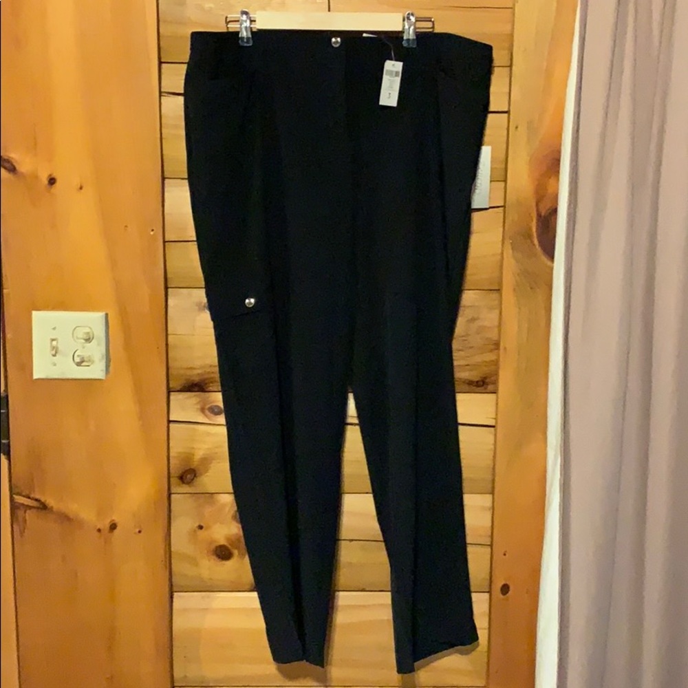 Zenergy by Chico’s Neema Pant Black Sz 3 XL cargo